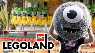Playing ALL the carnival games at Legoland!