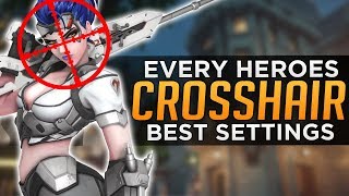 Overwatch: BEST CROSSHAIR Settings for EVERY HERO