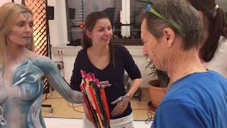 Body Painting : Body paint instead of clothes -World Body painting Festival New York 2017 # 12 car?