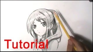 How to Draw Manga - Female Face 3/4 View