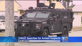 SWAT Swarms Fullerton Neighborhood Looking For 4 Suspects