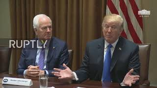 USA: Trump tells NRA to ‘stop the nonsense’ at gun control meeting