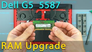 Dell G5 5587 How to upgrade RAM memory