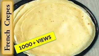 French Crepe recipe in Tamil | How to make French Crepes | ENGLISH SUBTITLE