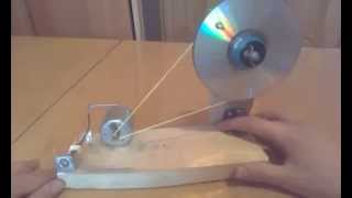 Простейший генератор из cd моторчика