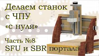 Станок ЧПУ своими руками. Часть №8. Ставим Nema23 и ШВП портала.