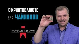 "О криптовалюте для чайников" бесплатный курс по криптовалюте, майнингу и инвестициям в ICO