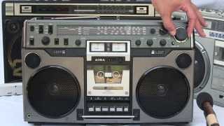 18 May 2013 Boombox Comparison Aiwa TPR 950 CS770AK CS-770U Panasonic RX-5080 Sony CFS-66 part