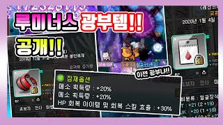 [김제국]루미너스 육성을 위한 광부템 공개합니다!! 돈벌면서 사냥할겁니다!!