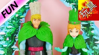 美泰 Disney 迪士尼 冰雪奇缘 公主 安娜 婚礼 结婚 美丽 新娘 节日 精灵 套装 展示