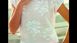 Филейные Летние Кофты Крючком 2019 / Sirloin Summer Sweatshirts / Sirloin Haken Sommerjacken