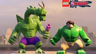 Hulk (Transformation) Vs Fin Fang Foom - LEGO MARVEL'S AVENGERS