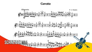17 - Gavotte,  F. J.  GOSSEC - Suzuki Vol 1 - Violino / Tutorial