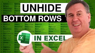 How To Unhide A Million Rows or Columns In Excel - 2437