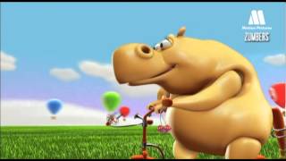 Ingles para niños: los números- dibujos animados Zumbers, ladyhippo, mariposa