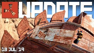 IT'S HERE! GIANT EXCAVATOR pit monument on Staging | Rust update 18th July 2019