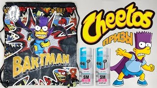 Призы Читос Бартмен Симпсоны Акция 2015 | Cheetos Bartman Prizes Action 2015
