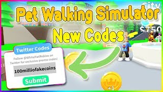*SECRET*NEW CODES PET WALKING SIMULATOR ROBLOX