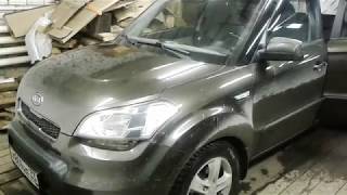 KIA Soul разборка задней левой карты двери своими руками