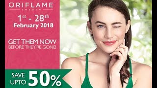 Oriflame Catalogue Flyer 2018 | Campaign 1 to 28 February 2018 | Oriflame Cosmetics