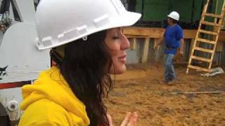 Extreme Makeover Home Edition: Jillian Harris in the Rain