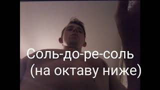 Вид снизу. Вокальное упражнение на "НУ" - "У" - "О" - "А". Бас профундо. Andre Serba