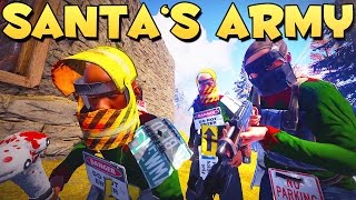 SANTA'S ARMY - Rust Funny Raid Moments