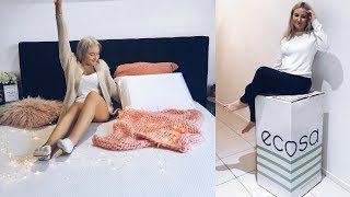 BEST SLEEP EVER?? ECOSA MATTRESS REVIEW!! ♡ Tobie Jean