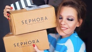 Распаковка новинок косметики | Как заказать косметику на Sephora | Marc Jacobs, ABH, AC