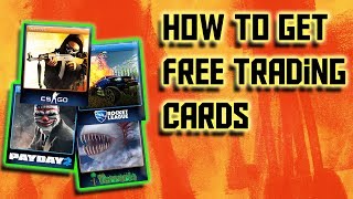 How to get Steam Trading Cards for Free! "Idle Master" 2018