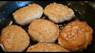 Рыбные котлеты из гольца.