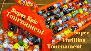 Epic Super Thrilling Marble Race Tournament On Hot Wheels 6 Lane Track Super  Exciting Marble Race