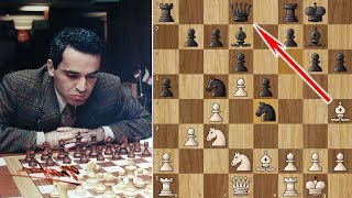 Kasparov Sacrifices his Queen on move 12!