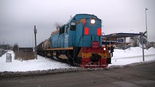 Тепловоз ТЭМ7A-0234 на пром.ветке в Виймси / TEM7A-0234 on Viimsi industrial branch