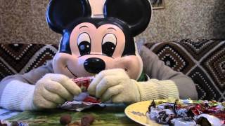 Candy  bar. Конфеты. Батончик. Пралине. Сорбит. Для диабетиков. [ Микки Сладкоежка ]