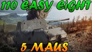Men of War Assualt Squad 2 - 5 MAUS vs 110 Sherman Easy Eight - Editor Scenario #28