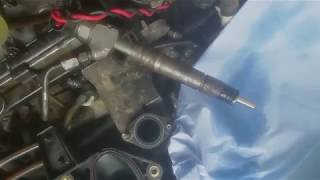 Тест отремонтированной форсунки CDI 0445110106 Mercedes Benz Vito 638