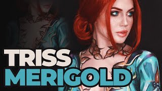 Triss Merigold Witcher 3 Twitch Bodypaint Just Chatting Highlights | Djarii
