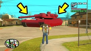 ЧТО БУДЕТ ЕСЛИ СДЕЛАТЬ ОГРОМНЫЙ ТАНК В GTA SAN ANDREAS?