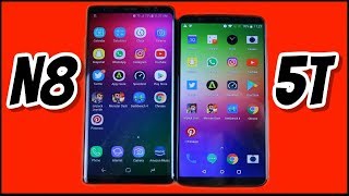 Galaxy Note 8 vs OnePlus 5T Speed Test!