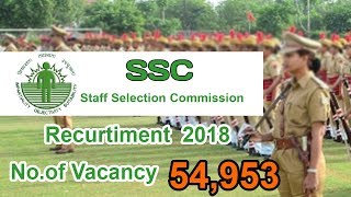 SSC Constable -GD Notification