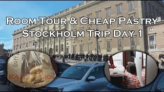 Finally Here! Hotel Room Tour & Cheap Pastry  | Stockholm Trip Day 1
