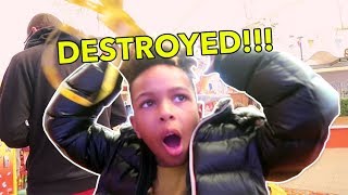 DESTROYED BY ROMELLO!! | Tekkerz Kid Holiday vlog part 2
