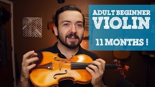 Adult Beginner Violin 11 Month Progress