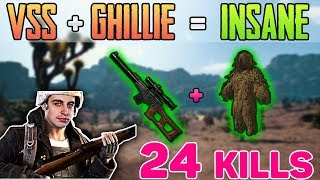 VSS is INSANE - Shroud 24 kills solo FPP [Apr-29] - PUBG HIGHLIGHTS TOP 1 #96