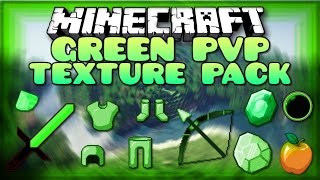 AMAZING Minecraft GREEN PVP/FACTIONS Texture Pack 1.7/1.8+ FREE Download!!!