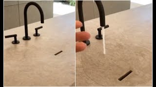 Kim Kardashian Shows Off Her Luxury Disappearing Sink
