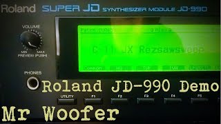 Mr Woofer - Time Travel (Roland JD-990 w/ Vintage Synth Expansion Demo)