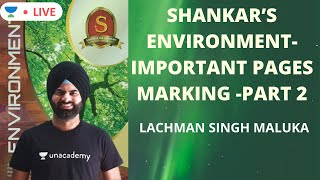 Shankar's Environment-Important Book Markings [ Part 2 ] | UPSC CSE 2020 | Lachman Singh Maluka