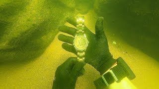 Scuba Diving for a Missing $15,000 Diamond Rolex! (Unbelievable Find)